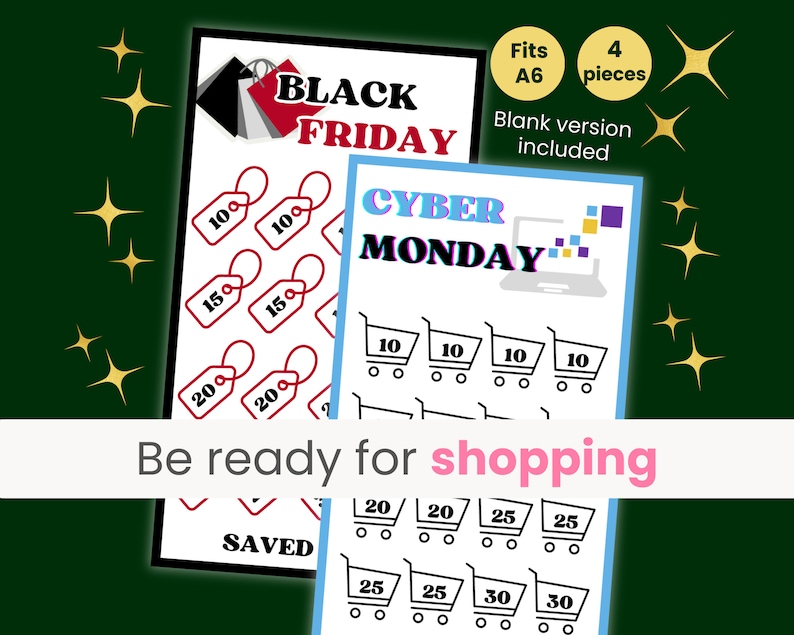 Be ready for Black Friday and Cyber Monday sale shopping with this savings challenge