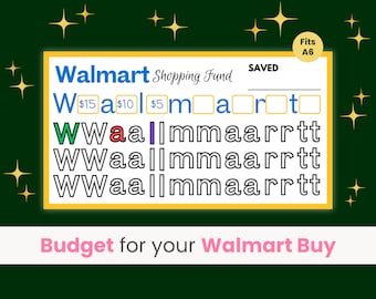 Einkaufs-Spar-Challenge, Lebensmittel-Spar-Challenge, Haushalts-Spar-Challenge, Supermarkt-Budget, passend für A6 Cash Binder
