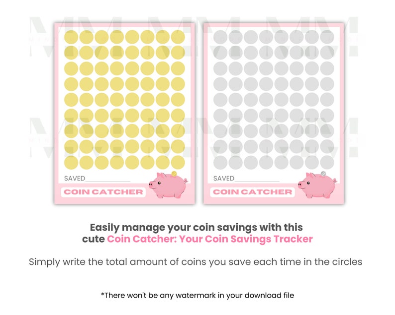 Coin Tracker Printable Digital Coin Savings Challenge Track Etsy coin-tracker-printable-digital-coin-savings-challenge-track-etsy