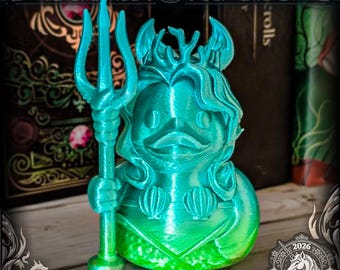 Mermaid Ducky | 3D Printed "Rubber" Ducky | Designed by Fates End