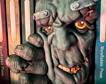 Frankentstein's Monster Book Nook, 3D Printed - from Booknook of Madness
