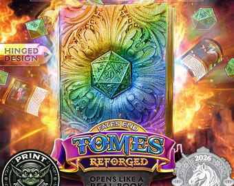 Critical Tome - Storage for Dice, Minis, and TCGs - Designed by FatesEnd