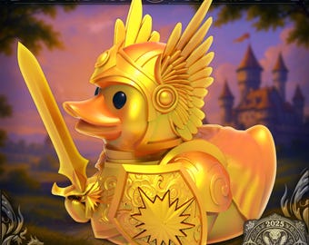 Paladin Ducky | 3D Printed "Rubber" Ducky | Designed by Fates End