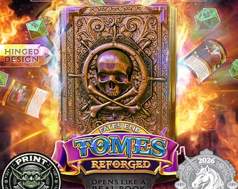 Yarrr! Pirate Tome - Storage for Dice, Minis, and TCGs - Designed by FatesEnd