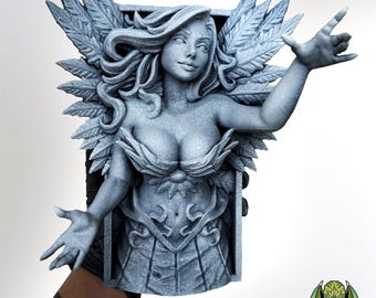 Angel Book Nook, 3D Printed - from Booknook of Madness