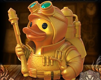 Artificer Ducky | 3D Printed "Rubber" Ducky | Designed by Fates End
