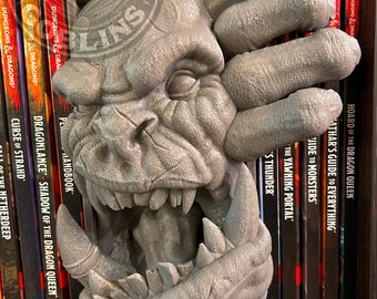 Orc Book Nook, 3D Printed - from Booknook of Madness