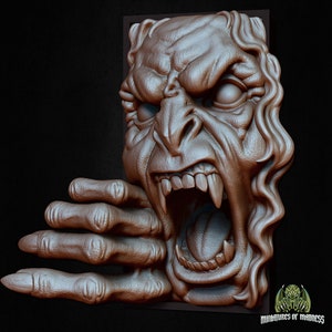 Vampire Book Nook - 3D Printed to bring Fantasy Horror Monsters to Your Library - Designed by Miniatures of Madness