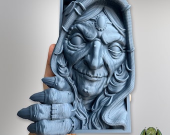 Babayaga Book Nook, 3D Printed - from Booknook of Madness