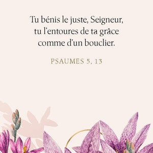 Cartes verset biblique, 100 Trésors des Psaumes, Cartes avec versets bibliques, mini cartes à offrir, cartes d'Écritures, cadeau chrétien image 6