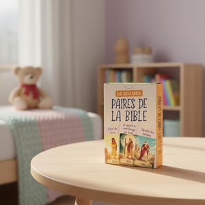 Bibel-Zuordnungsspiel, Spiel mit biblischen Figuren, christliches Spiel für Kinder, Lernspiel, christliches Geschenk für Kinder, Abendmahl