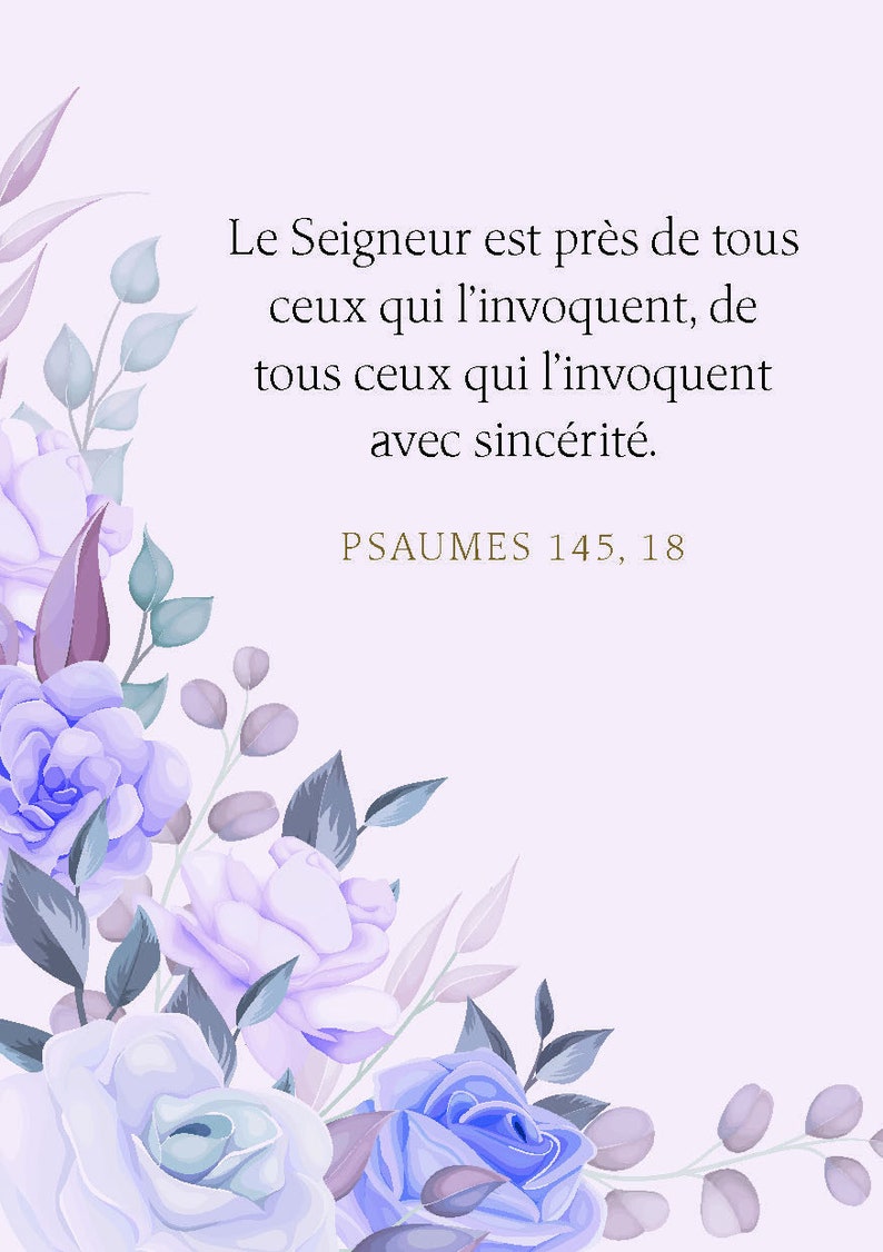 Cartes verset biblique, 100 Trésors des Psaumes, Cartes avec versets bibliques, mini cartes à offrir, cartes d'Écritures, cadeau chrétien image 10