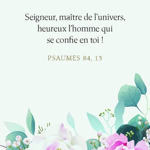 Cartes verset biblique, 100 Trésors des Psaumes, Cartes avec versets bibliques, mini cartes à offrir, cartes d'Écritures, cadeau chrétien image 5