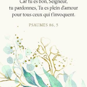 Cartes verset biblique, 100 Trésors des Psaumes, Cartes avec versets bibliques, mini cartes à offrir, cartes d'Écritures, cadeau chrétien image 8