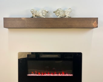 Custom Mantels Floating Fireplace Mantels Fireplace Floating Shelves Wood Walnut Floating Shelves Mantel picture Ledge with Hooks