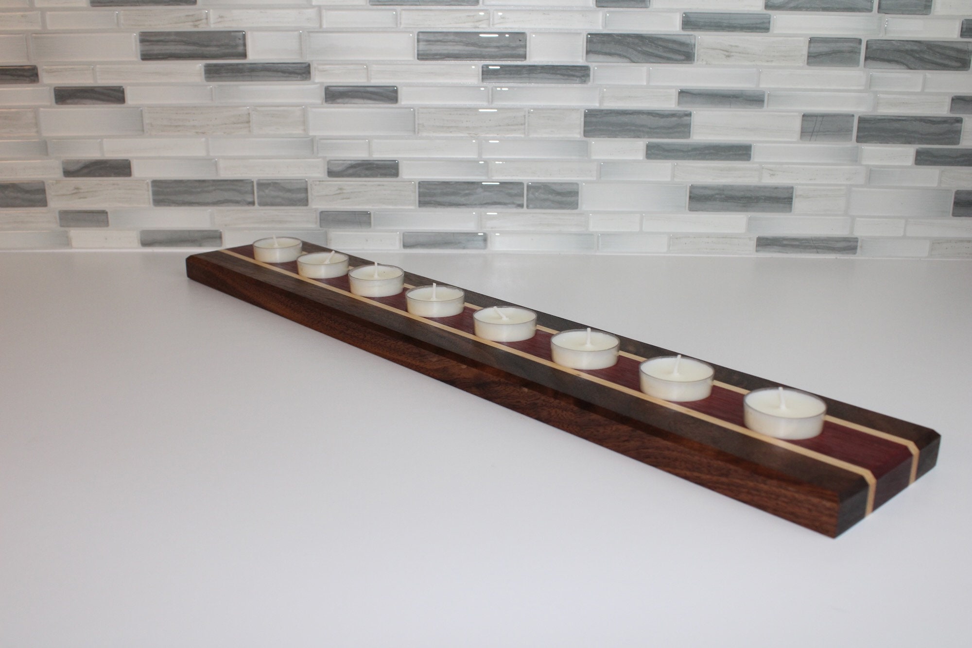 Tea Light Candle Holder Tlight Holder Wood Decorative T Light Holder