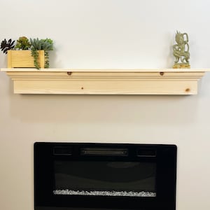 Custom Mantels Floating Fireplace Mantels 8 inches deep 6 inches tall
