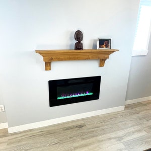 Custom Mantels Floating Fireplace Mantels Fireplace Floating Shelves Wood Walnut Floating Shelves Mantel Shelf
