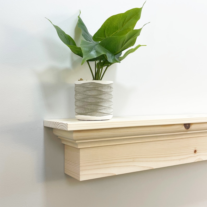 Custom Mantels Floating Fireplace Mantels Unfinished Floating Shelves