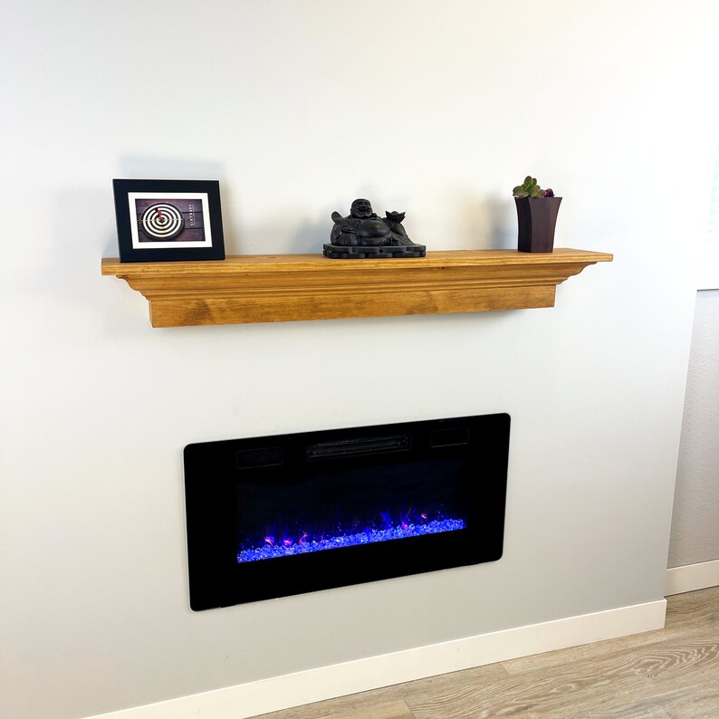Custom Mantels Floating Fireplace Mantels Fireplace Floating Shelves Wood Walnut Floating