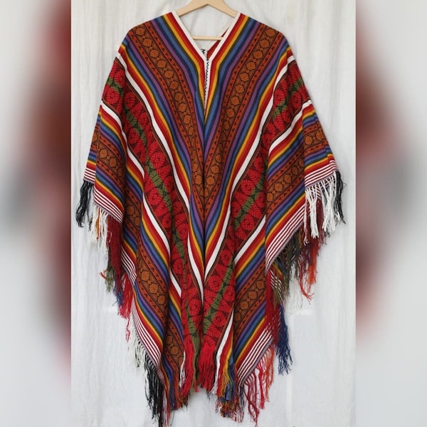 Handwoven Poncho - Etsy