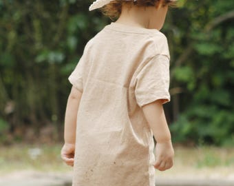 Organic Cotton Tee Short and Long Sleeve T-Shirt for Kids. Soft, Eco-Friendly, Unisex
