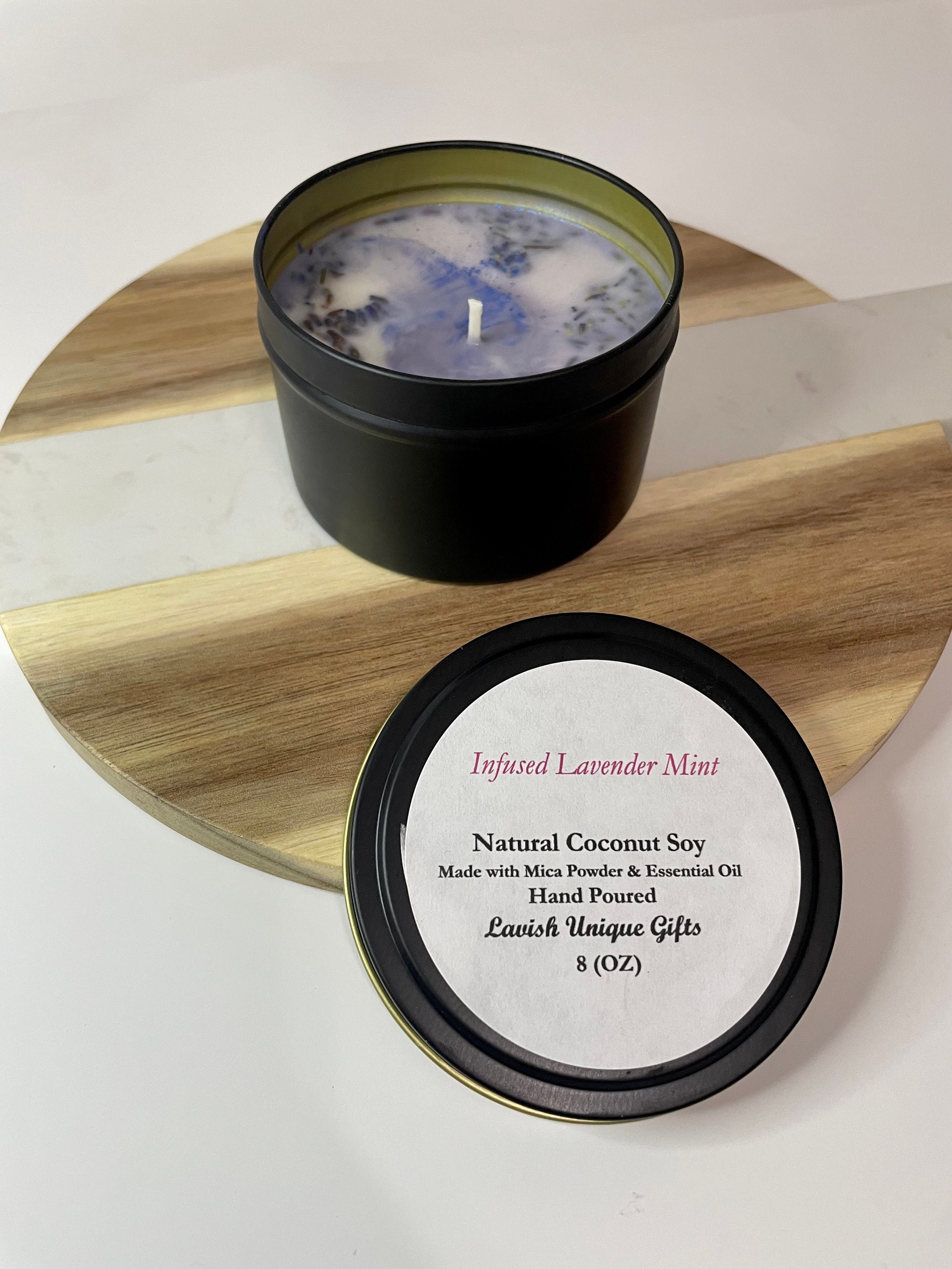 Lavender + Mint Coconut Wax Candle – MV NATURAL MEN