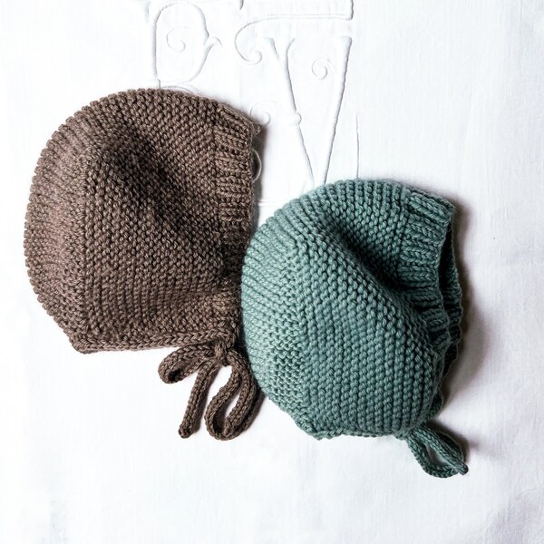 Béguin bébé . Patron tricot à télécharger en français (format pdf). Modèle layette du 1 au 18 mois. Tutoriel.