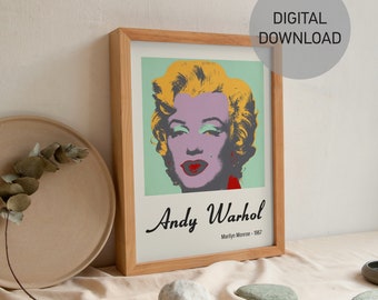 Warhol ウォーホル「マリリン・モンロー」展覧会ポスター チューブケース付 アンディ・ウォーホル展ポスター：1983年京都・カジカワ美術資料室