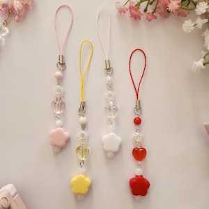 Flower Phone Charm Keychain Candy