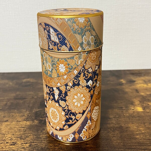 Japanese Tea Canister | Chazutsu 200g | Made in Japanese | Tin Canister |