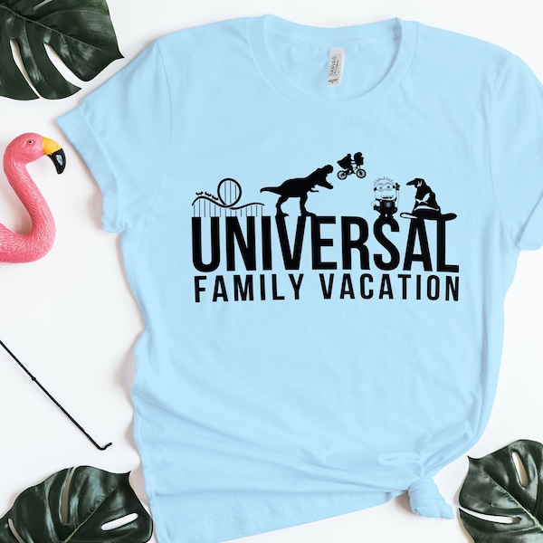 Universal Studios SVG, PNG familievakantie shirt, universele reis 2024, Orlando, vector, vinyl