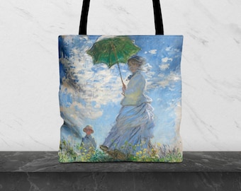 Bolso de mano «Mujer con sombrilla» de Monet: un regalo para los amantes del arte