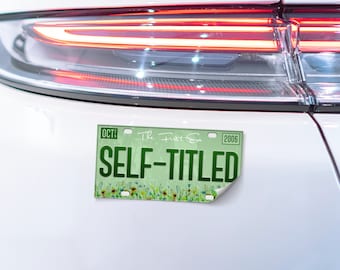 Self titled bumper sticker, car decal. The eras tour merch, car vinyl stickers, license plate decals, car accessories.