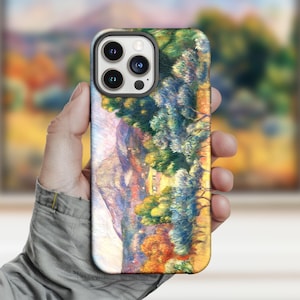 Renoir Montagne Sainte-Victoire iPhone Case: Fine Art Phone Cover