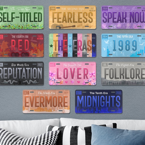 License Plate Decor Etsy