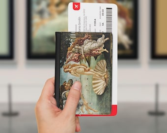 Birth of Venus Passport Cover: Renaissance Art Travel Wallet
