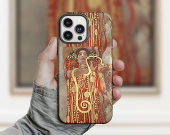 Gustav Klimt Hygieia iPhone Case: Art Nouveau Phone Cover