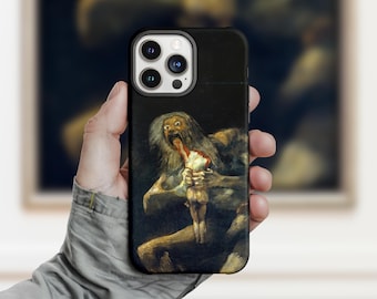 Goya Saturn Devouring Son iPhone Case: Fine Art Phone Cover