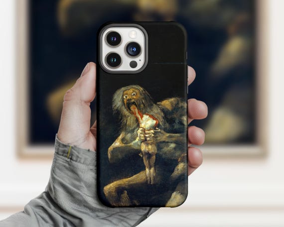 Goya Saturn Devouring Son iPhone Case: Fine Art Phone Cover - Etsy UK