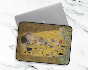 Gustav Klimt The Kiss Laptop Sleeve: Padded Protective Cover