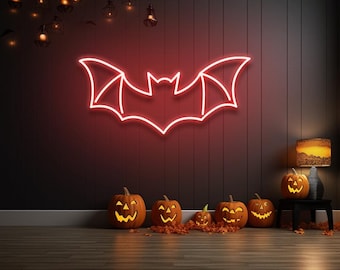 Halloween Bat Led Neon Sign