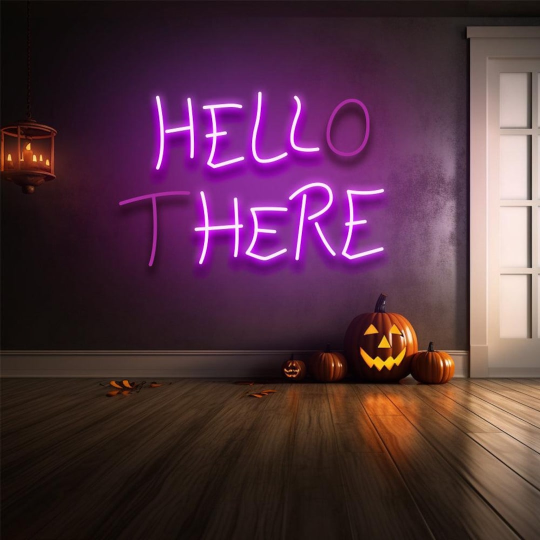 Hello There LED Neon Sign - Etsy