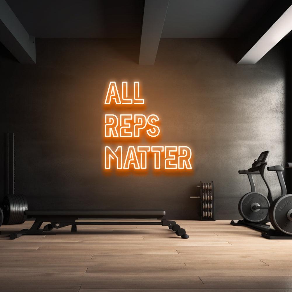 All Reps Matter LED Neon Sign - Etsy
