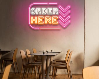 Order Here Led Neon Sign