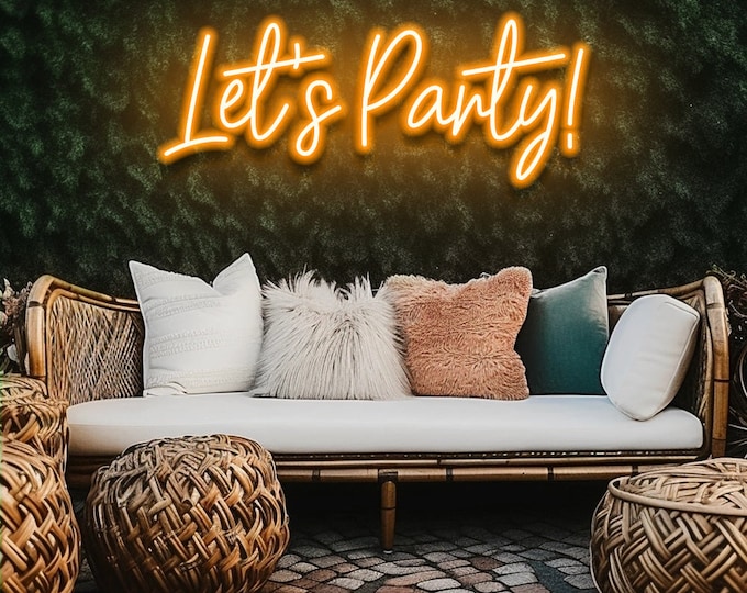 Let's Party - LED Neon Sign