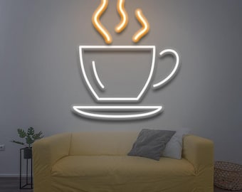 Cup - LED Neon Sign - Etsy