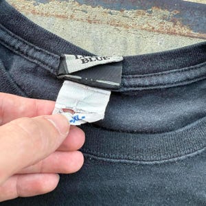 VTG Y2K Liquid Blue KISS Rock and Roll T-Shirt Größe XL Bild 5