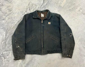 Carhartt Detroit Workwear Blanket Lined Jacket Black Men