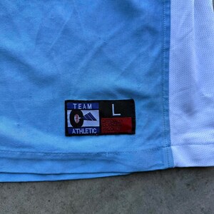 Vintage 90s UNC Tarheels blue basketball jersey size medium Jordan image 4